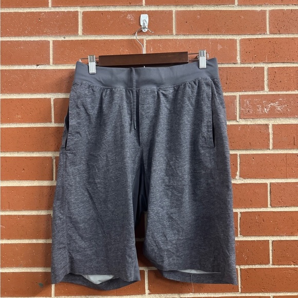 lululemon athletica Other - Lululemon Men’s Gray Training Shorts 8” Inseam with Liner – Size M